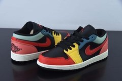 Tênis Jordan 1 Low SE Black Multi-Color