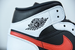 Tênis Jordan 1 Mid Black Chile Red White - Loja Princípios