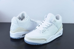 Tênis Jordan 3 Retro Triple White