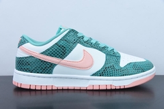 Tênis Nike Dunk Low Snakeskin Washed Teal Bleached Coral - comprar online