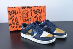 Tênis Nike Dunk Low Graffiti Navy