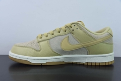 Tênis Nike Dunk Low Khaki Suede Gum na internet