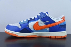Tênis Nike Dunk Low Scrap Knicks na internet