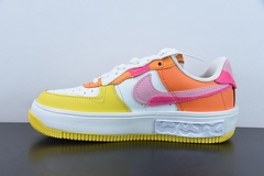 Tênis Nike Air Force 1 Low '07 Fontanka Orange Yellow Pink na internet