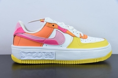Tênis Nike Air Force 1 Low '07 Fontanka Orange Yellow Pink - comprar online