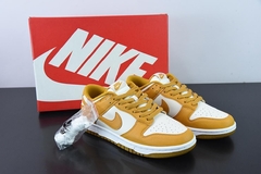 Tênis Nike Dunk Low Next Nature Phantom Gold Suede