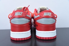 Tênis Nike Dunk Low Off-White University Red - loja online
