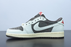Tênis Jordan 1 Retro Low OG SP Travis Scott Reverse Mocha na internet