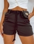 Short alfaiataria com cordinha