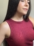 Regata Canelada Feminina ~ Ribana Premium Vermelho na internet