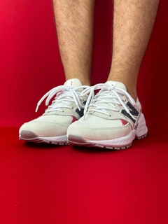 NEW BALANCE 574 BRANCO CINZA AZUL VERMELHO NACIONAL PREMIUM - comprar online