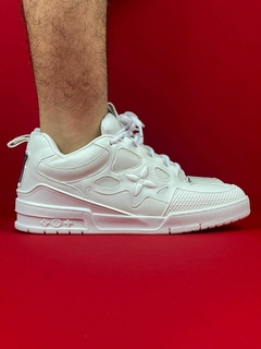 LOUIS VUITTON SKATE TODO BRANCO BOTA NACIONAL PREMIUM
