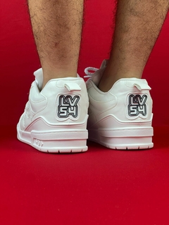 LOUIS VUITTON SKATE TODO BRANCO BOTA NACIONAL PREMIUM na internet