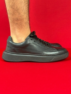 HUGO BOSS SAPATENIS TODO PRETO NACIONAL PREMIUM