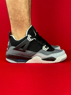 NIKE AIR JORDAN 4 CINZA PRETO NACIONAL S