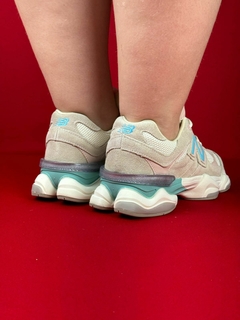 NEW BALANCE 9060 BEGE AZUL NACIONAL PREMIUM na internet