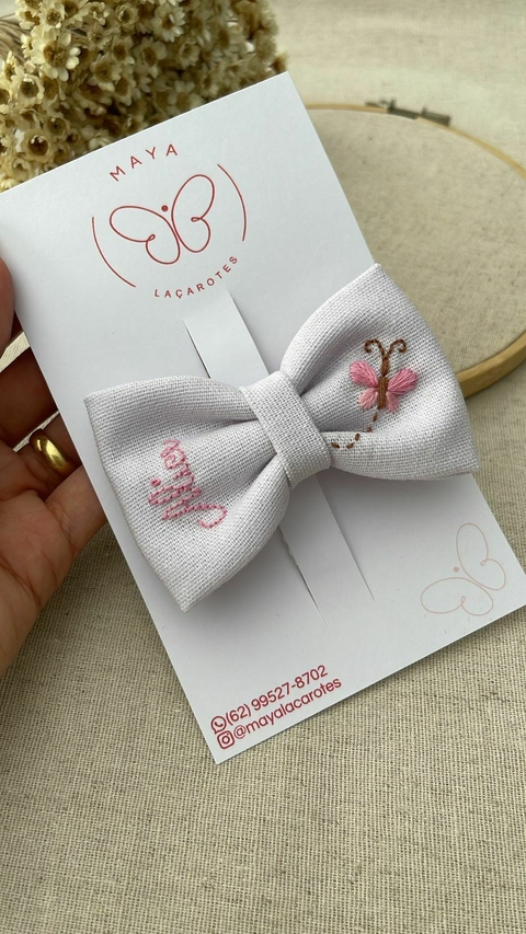 LAÇO MAYA BORDADO M | UNIDADE | BRANCO - comprar online