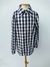Camisa Xadrez Azul Marinho na internet