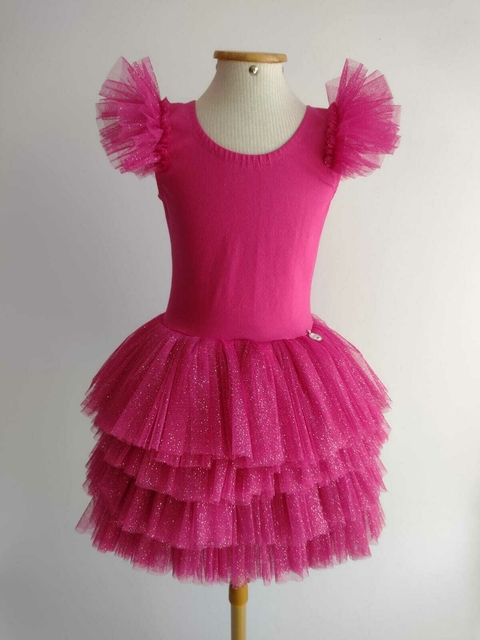 Vestido Collant Pink