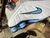 nike shox R4 (prata azul bb)