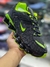 nike shox 12 molas (preto verde)