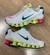 nike shox 12 molas (branco verde)