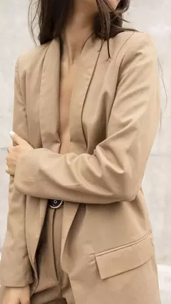 Blazer Enboga LONDON tostado - comprar online