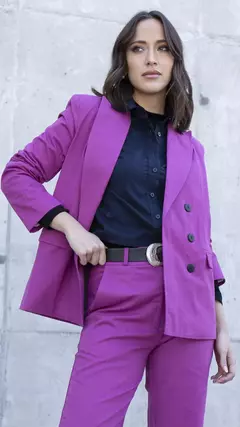 Blazer Enboga LYON magenta - comprar online