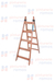 Escalera de Pintor Madera Reforzada Alpina 5 escalones