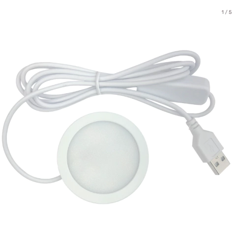 LUMINARIA LIGA DESLIGA RGB 2W BRANCA