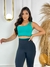 Imagem do Conjunto Calça Legging + Top Bicolor Poliamida