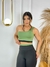 Conjunto Calça Legging + Top Bicolor Suplex - Via Moda Fitness