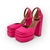 Plataformas de Tacón Alto Vienna Fucsia - comprar en línea