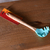Pegador de Macarrão Silicone- Cabo de Madeira