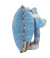 Almofada Cachorro Com Manta Azul - Pelúcia - comprar online