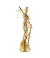 Dama Da Justiça Dourado 56cm - Enfeite Resina - BelaBi shop