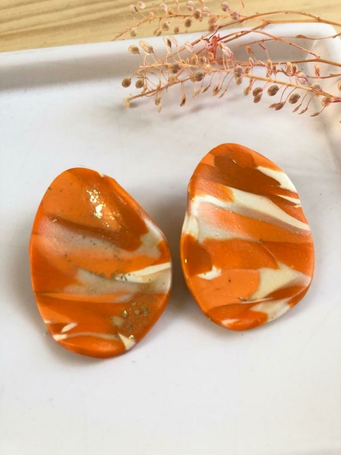 Brinco Pétala laranja