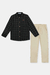 CONJ CAMISA ML E CALCA PRETO/MR CAMURCA - SOTO PUPPIES