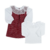 VESTIDO C/ BLUSA COSE BELLE KIDS VERMELHO - comprar online