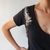 T-shirt Camiseta Eva Aplique Paetê Decote V - comprar online