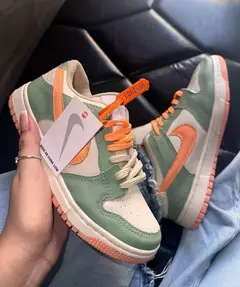TÊNIS DUNK VERDE/LARANJA - comprar online