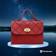 Mini Bolsa crossbody quadrada listrada feminina na internet