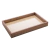 Bandeja de Madeira c/ Sisal e Bambu Natural - 30cmx17cmx4cm