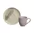Jg c/ 6 Xícaras p/ Café c/ Pires Bio Stoneware Outono - 120ml