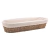 Cesta Oval de Sisal c/ Forro em Tecido 43,5cmx15cmx8cm - comprar online