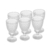 Jg c/ 06 Taças p/ Água de Vidro Bico de Abacaxi - 325ml - comprar online