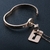 Pulseira de bloqueio de coração de amor, de aço inoxidável, pulseiras, chave - loja online