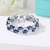 Pulseira Feminina De Zircônio Cúbico Colorido Luxuoso Para Noivas e Casamentos - loja online