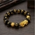 Pulseira Unissex Feng Shui Obsidian Stone Beads - Santo Stylo