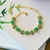 2022 nova moda antiga ouro artesanato hetian jade lótus esmalte estilo retro ch - loja online